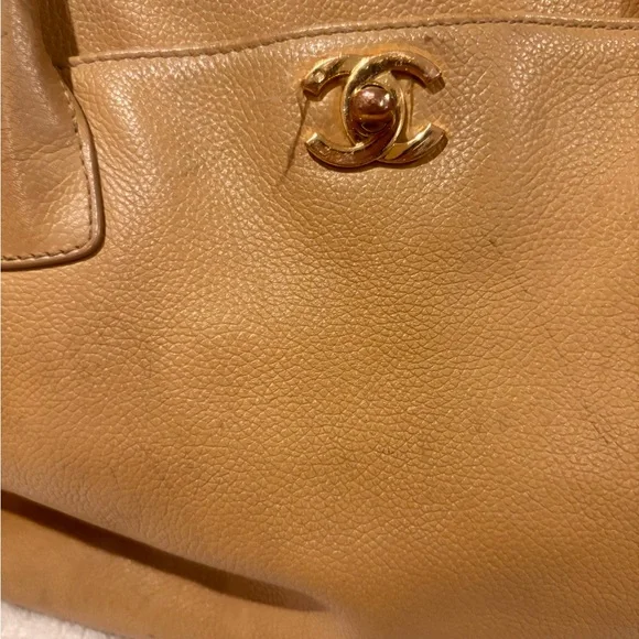 Chanel Camel Leather Tote - Picture 3 of 12